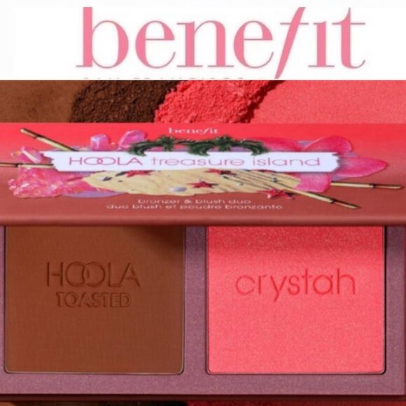 Benefit Hoola Treasure Island Duo Bronzer & Blush Set - Picture 1 of 10